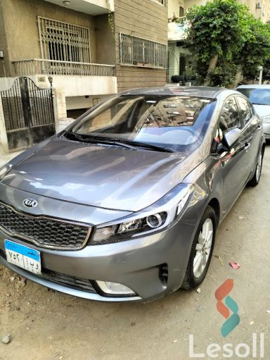 كيا سيراتو اوتوماتك جديدة فضي موديل 2018