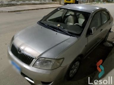 تويوتا كورولا اوتوماتك مستعملة فضي موديل 2007