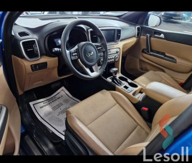 كيا سبورتاج اوتوماتك مستعملة أزرق موديل 2022