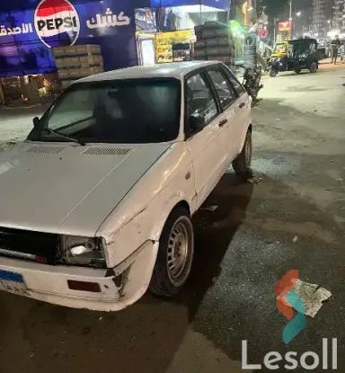 سيت إيبيزا مانيوال مستعملة أبيض موديل 1990