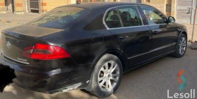 سكودا سوبيرب اوتوماتك مستعملة أسود موديل 2011