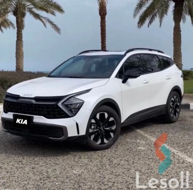 كيا سبورتاج اوتوماتك جديدة أبيض موديل 2025