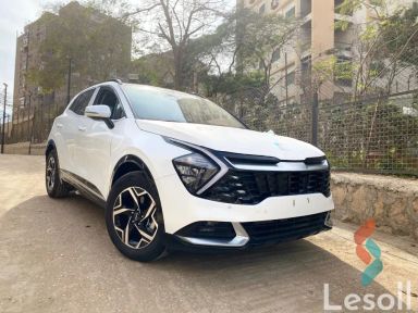 كيا سبورتاج اوتوماتك جديدة أبيض موديل 2026