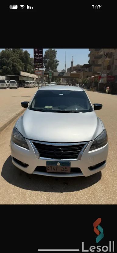 نيسان سنترا اوتوماتك مستعملة فضي موديل 2017