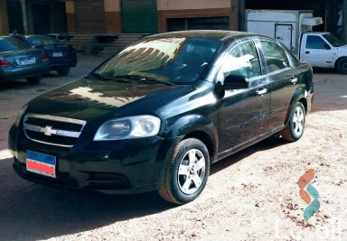 شيفروليه افيو مانيوال مستعملة أسود موديل 2009