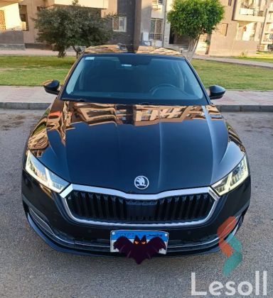 سكودا أوكتافيا اوتوماتك مستعملة أسود موديل 2021