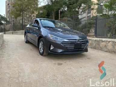 هيونداي إلنترا اوتوماتك جديدة رمادي داكن موديل 2026