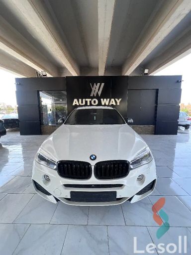 بي ام دبليو x6 اوتوماتك مستعملة أبيض موديل 2019