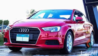 أودي a3 اوتوماتك مستعملة أحمر موديل 2017