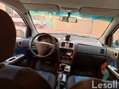 هيونداي جيتز اوتوماتك مستعملة أزرق سماوي موديل 2007