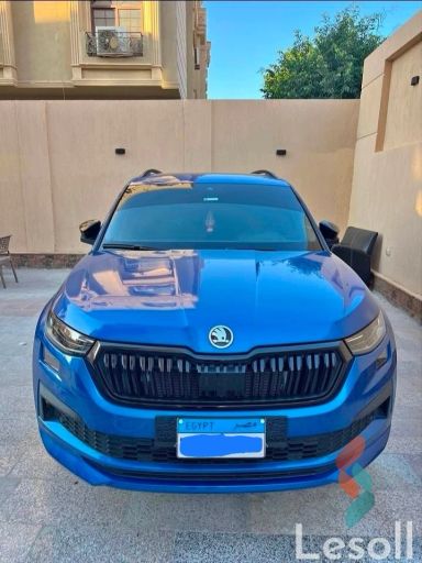 سكودا كودياك اوتوماتك مستعملة أزرق موديل 2024