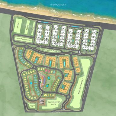 شقة للبيع بمساحة 120 متر و 3 غرف في بلقاس الدقهلية