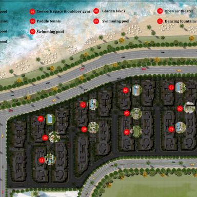 شقة للبيع بمساحة 95 متر و غرفتان في بلقاس الدقهلية