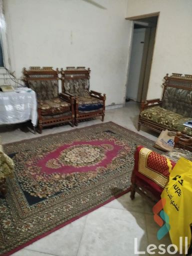 شقة للايجار الشهري بمساحة 85 متر و 3 غرف في حلوان القاهرة