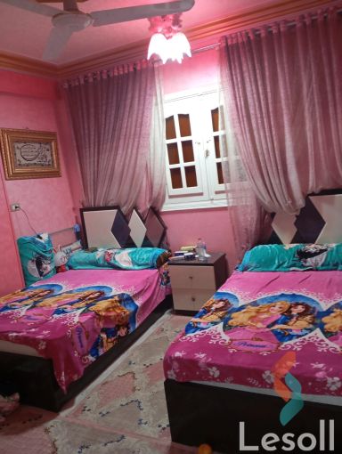 شقة للايجار الشهري بمساحة 100 متر و 3 غرف في شبرا الخيمة القليوبية