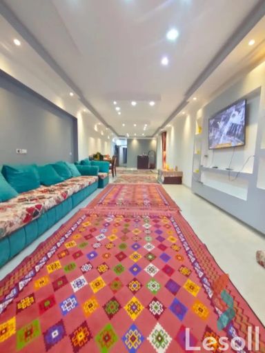 شقة للايجار الشهري بمساحة 200 متر و 3 غرف في شبرا الخيمة القليوبية