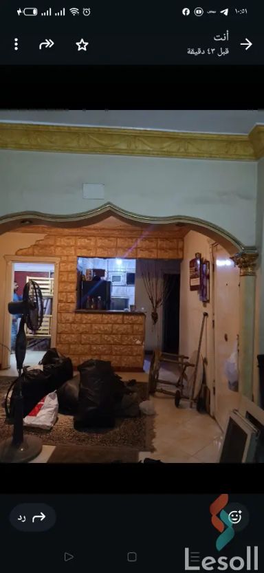 شقة للايجار الشهري بمساحة 80 متر و 4 غرف في ميدان الجيزة الجيزة