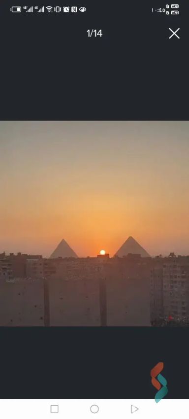 شقة للايجار الشهري بمساحة 120 متر و غرفتان في الهرم الجيزة