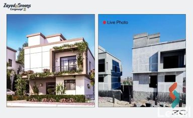 فيلا للبيع بمساحة 223 متر و 4 غرف في  الشيخ زايد الجيزة