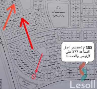 ارض مبانى للبيع بمساحة 209.500 متر في العبور القليوبية 