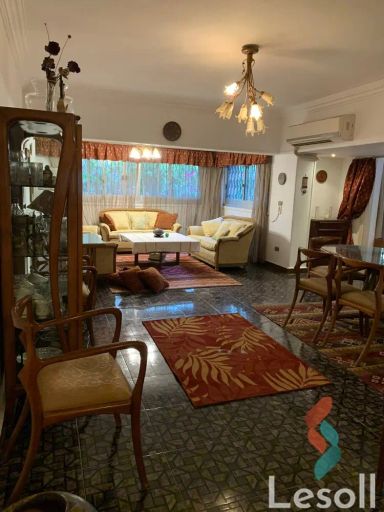 شقة للايجار السنوي بمساحة 135 متر و غرفتان في زهراء المعادي القاهرة