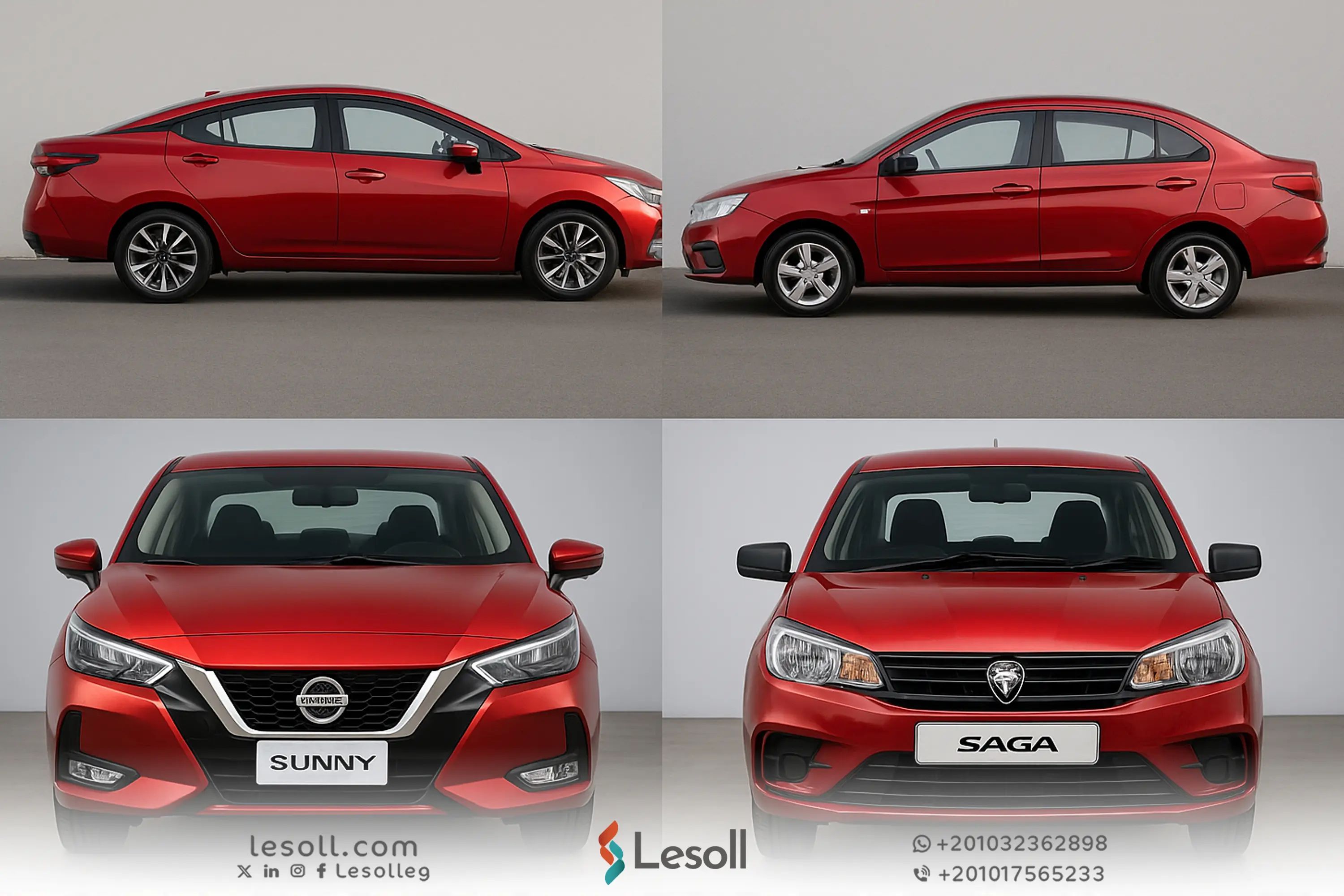 مقارنة بين نيسان صني وبروتون ساجا موديل 2026.. أيهما تفضل