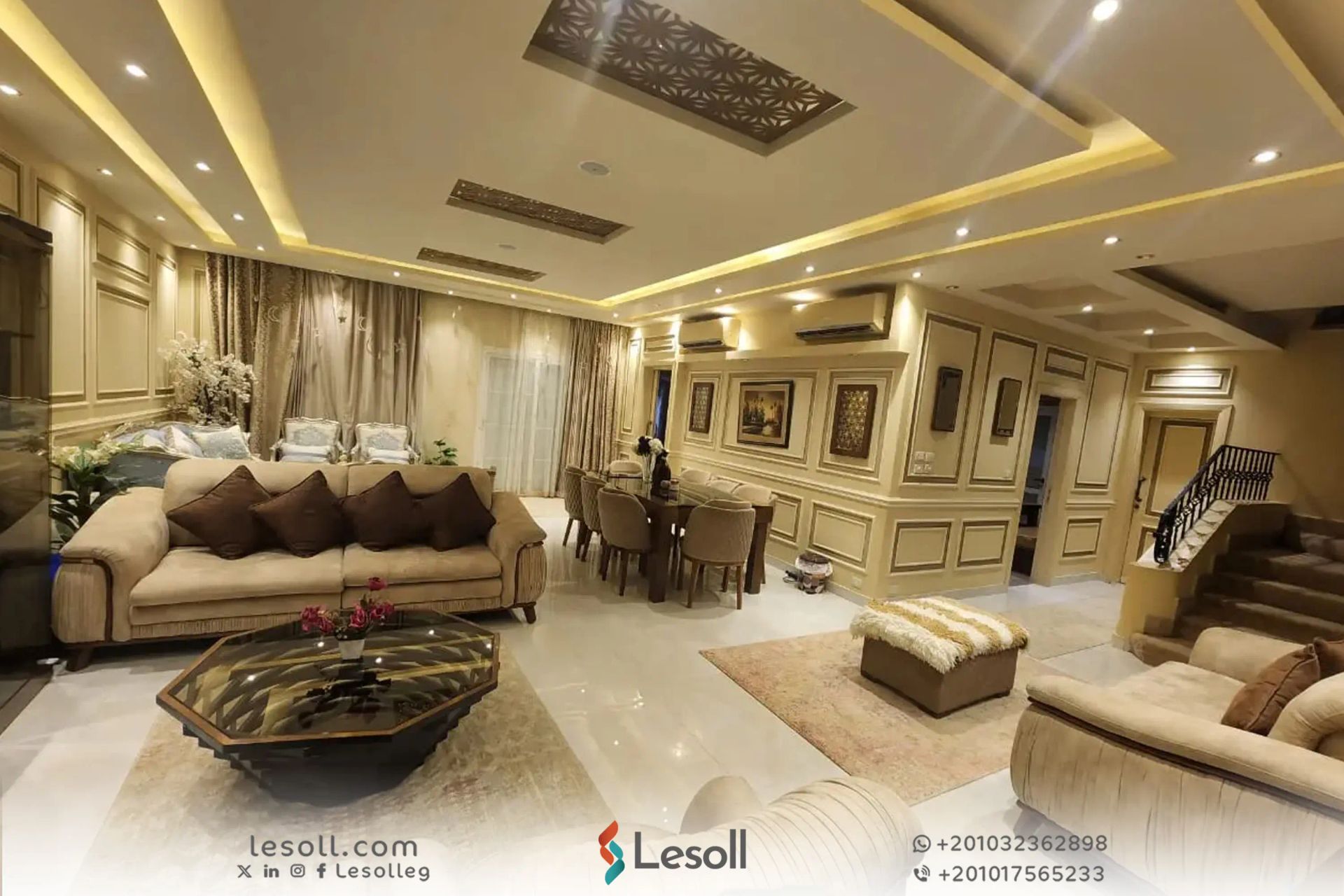 فيلا للبيع في مدينتي بالفرش والأجهزة