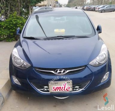 Hyundai elantra automatic used blue model 2012