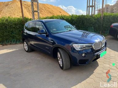 BMW x3 automatic used navy blue model 2016