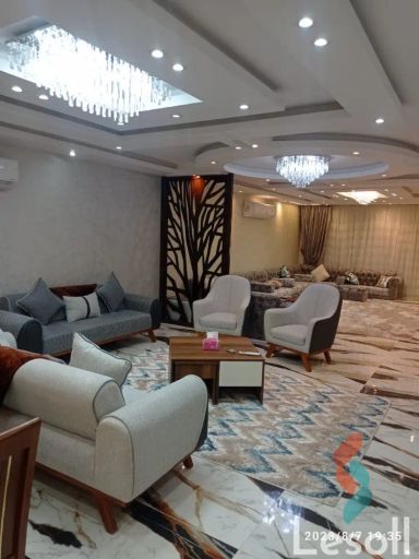 Hotel Apartment for rent with an area of 200 meters and 3 rooms in Mohandessin Giza