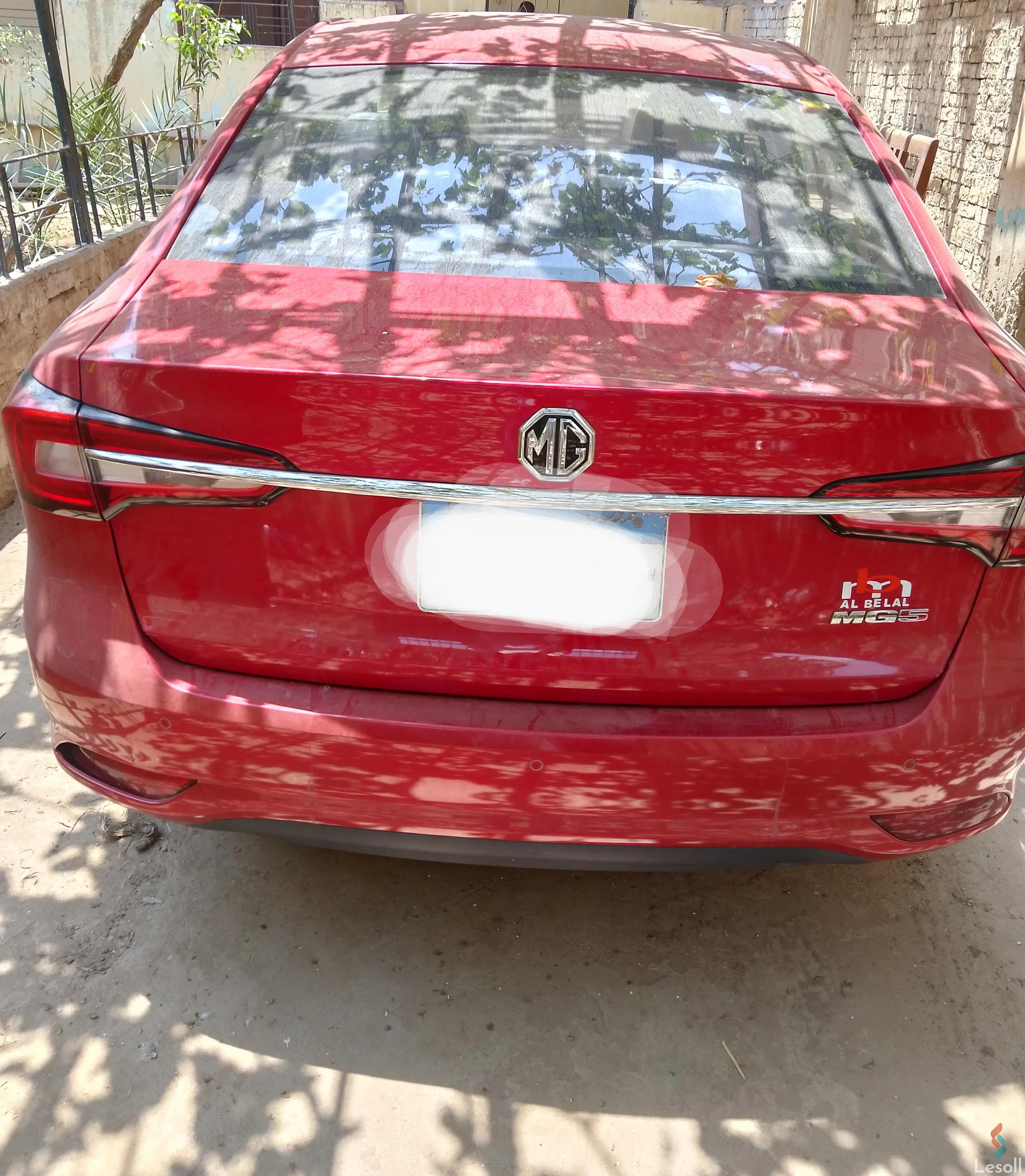 ام جى 5 اوتوماتك مستعملة أحمر موديل 2022