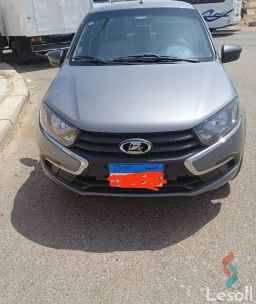 lada granta sedan manual used dark gray model 2022