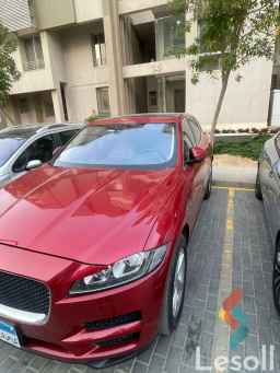Jaguar f-pace automatic used red model 2020