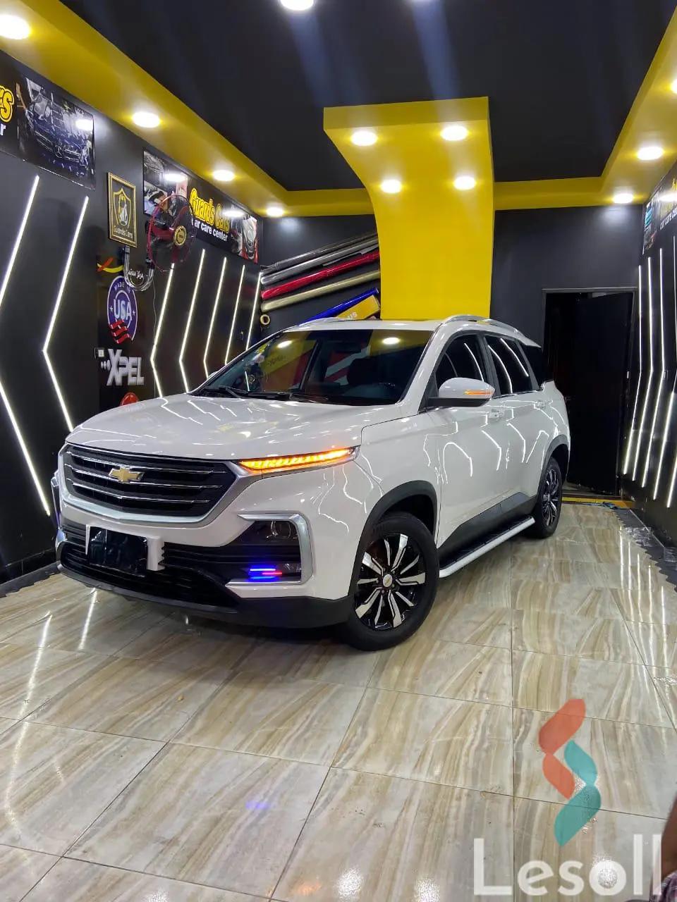 شيفروليه كابتيفا اوتوماتك مستعملة أبيض موديل 2021 - كل الصور