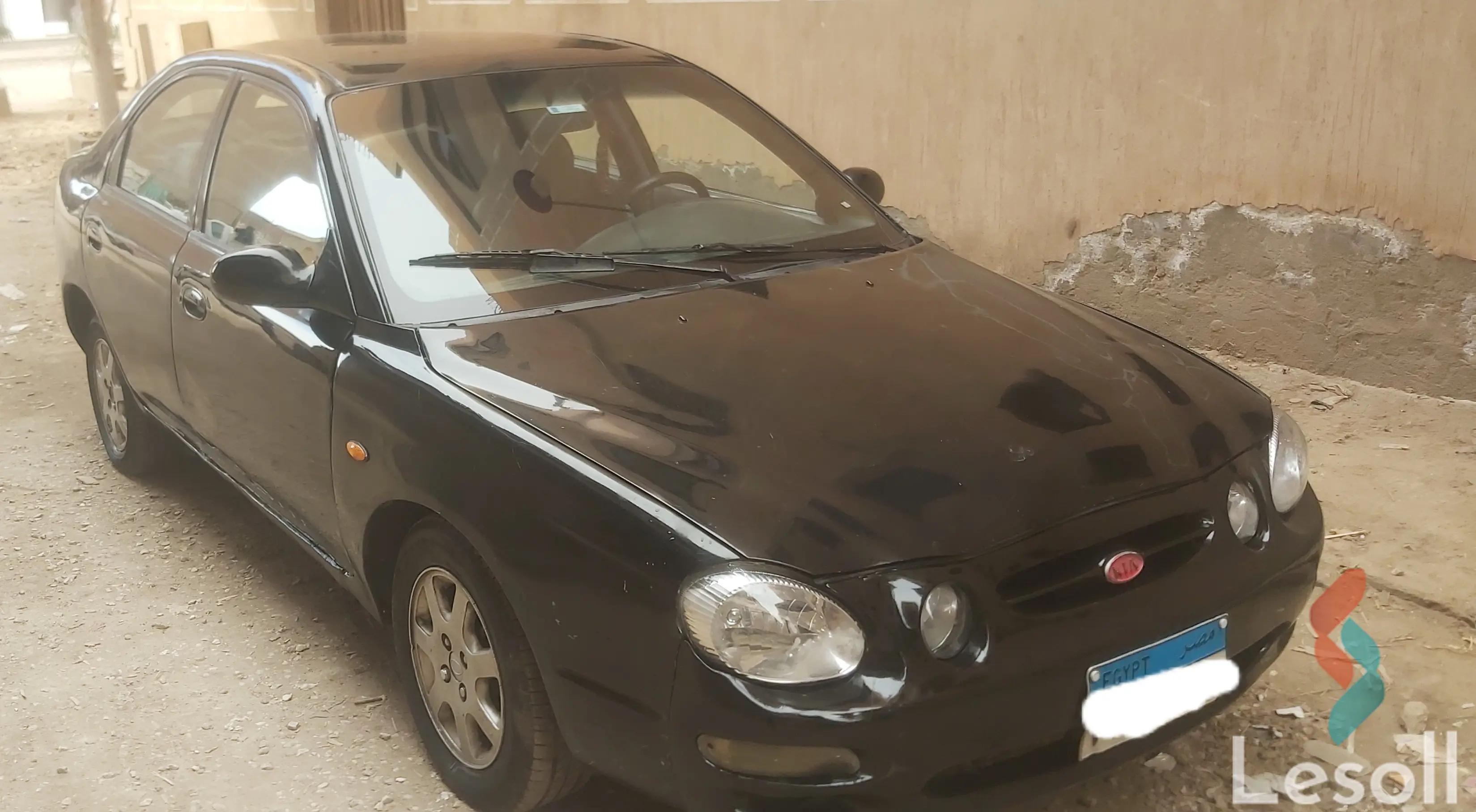 كيا ريو اوتوماتك مستعملة أسود موديل 1999 - صورة 3