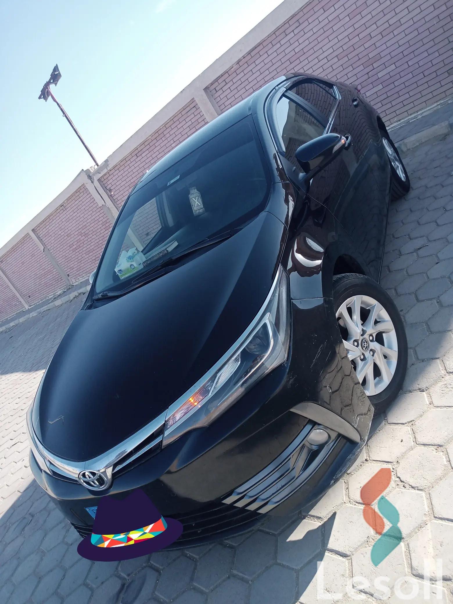 تويوتا كورولا اوتوماتك مستعملة أسود موديل 2017 - صورة 3