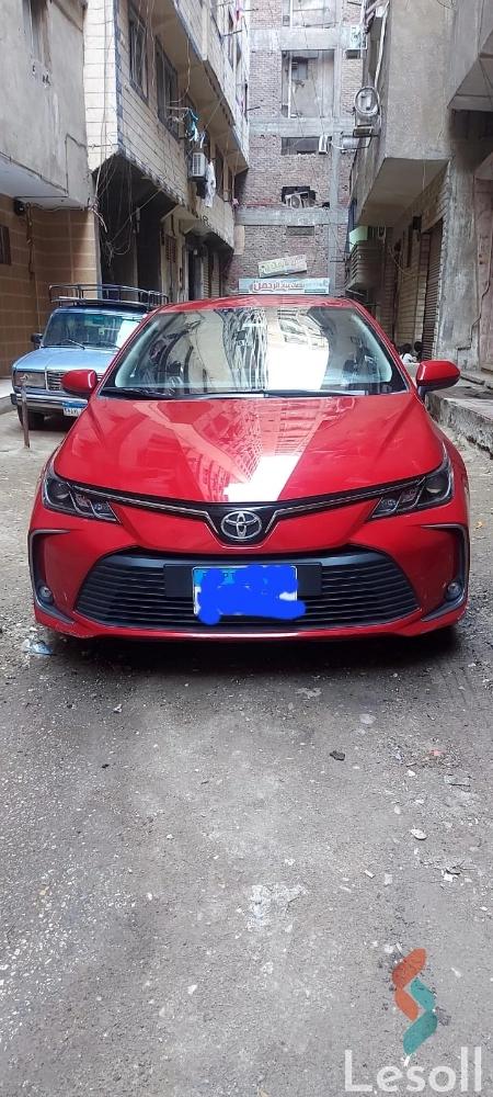 Toyota corolla automatic used red model 2020