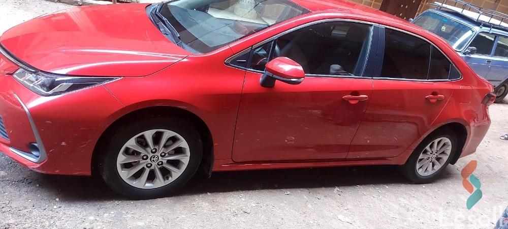 Toyota corolla automatic used red model 2020