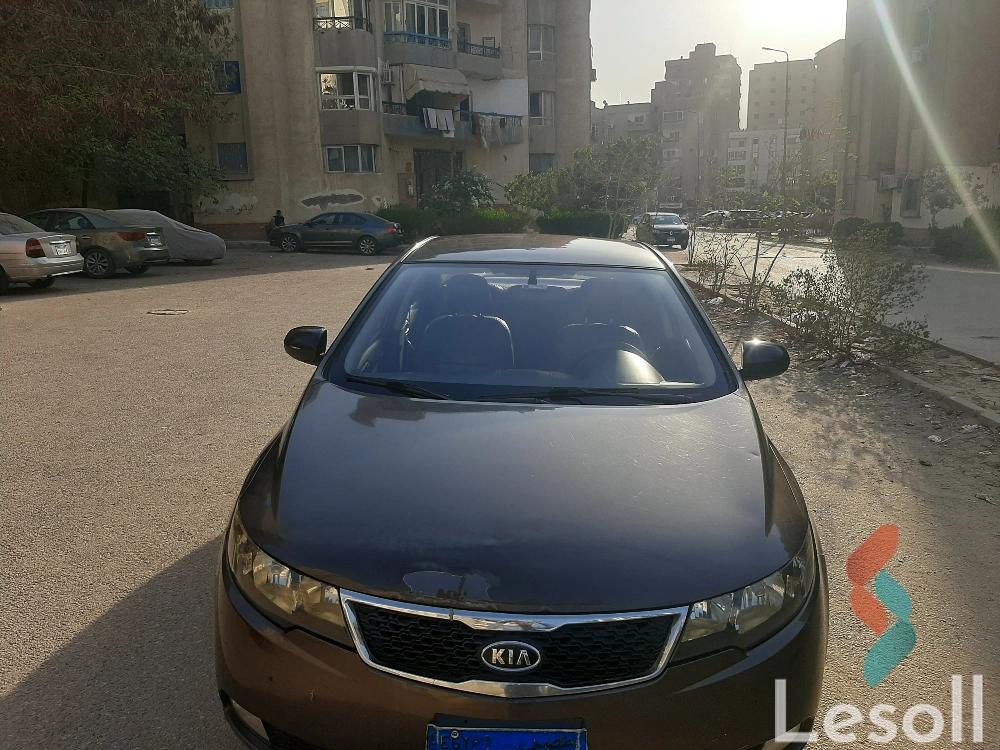 كيا سيراتو اوتوماتك مستعملة رمادي داكن موديل 2013 - كل الصور