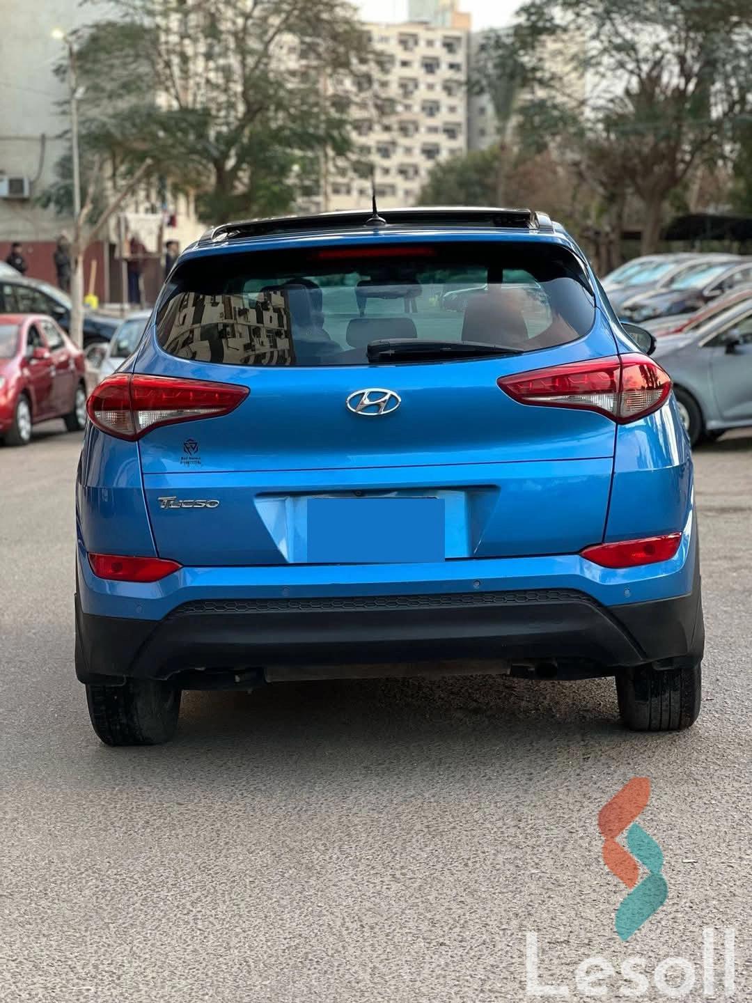 Hyundai tucson automatic used baby blue model 2017