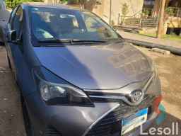 Toyota yaris automatic used dark gray model 2016