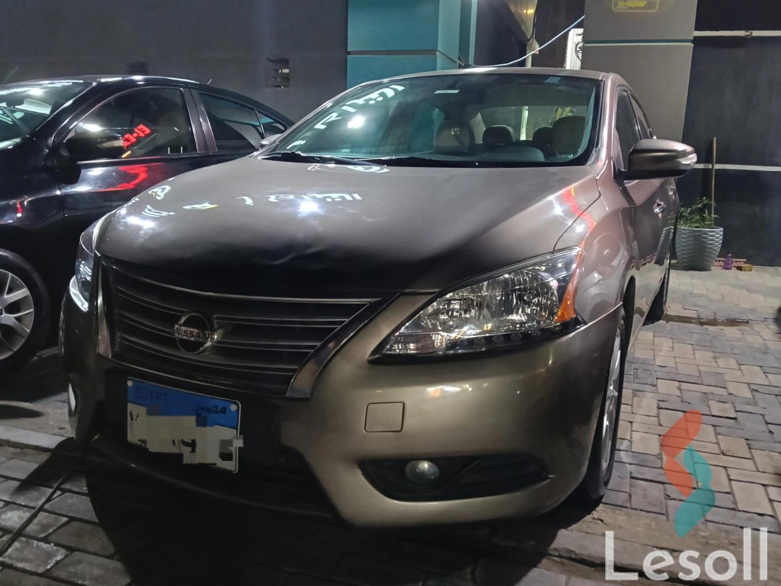 نيسان سنترا اوتوماتك مستعملة ذهبي موديل 2017