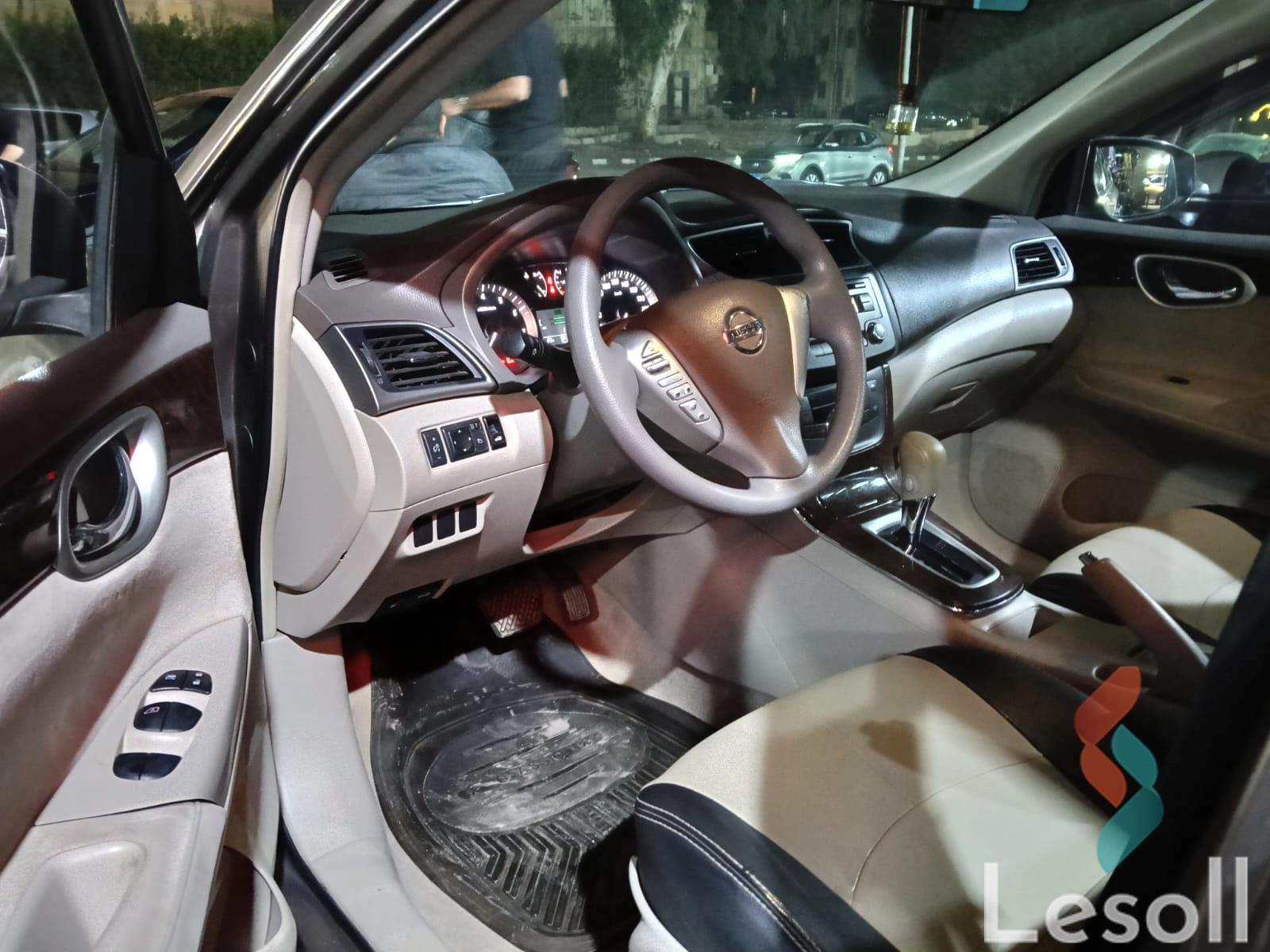 نيسان سنترا اوتوماتك مستعملة ذهبي موديل 2017