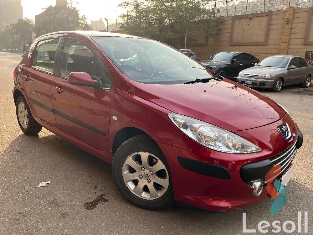 بيجو 308 اوتوماتك مستعملة نبيتي موديل 2007