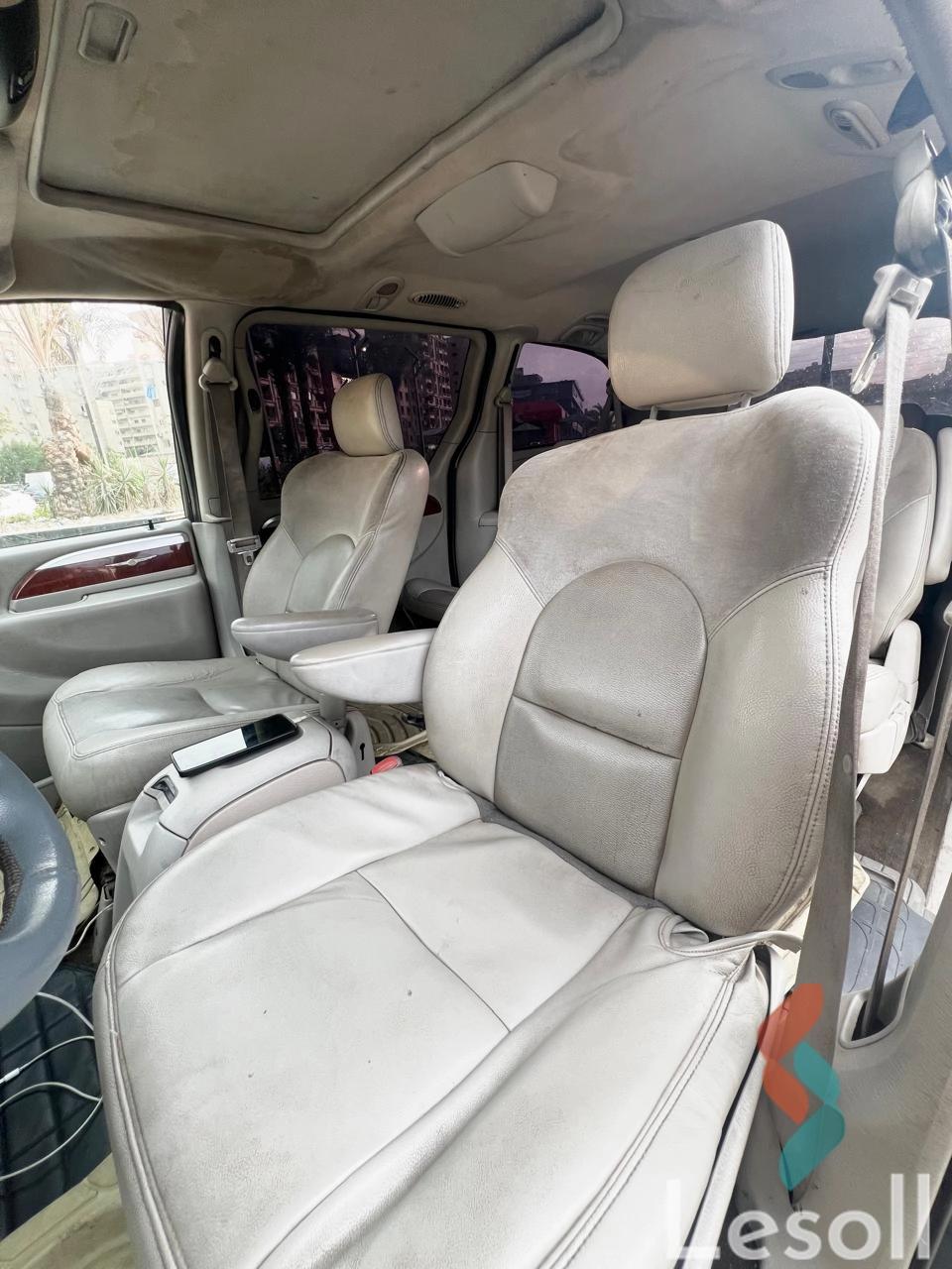 Chrysler town & country automatic used green model 2006