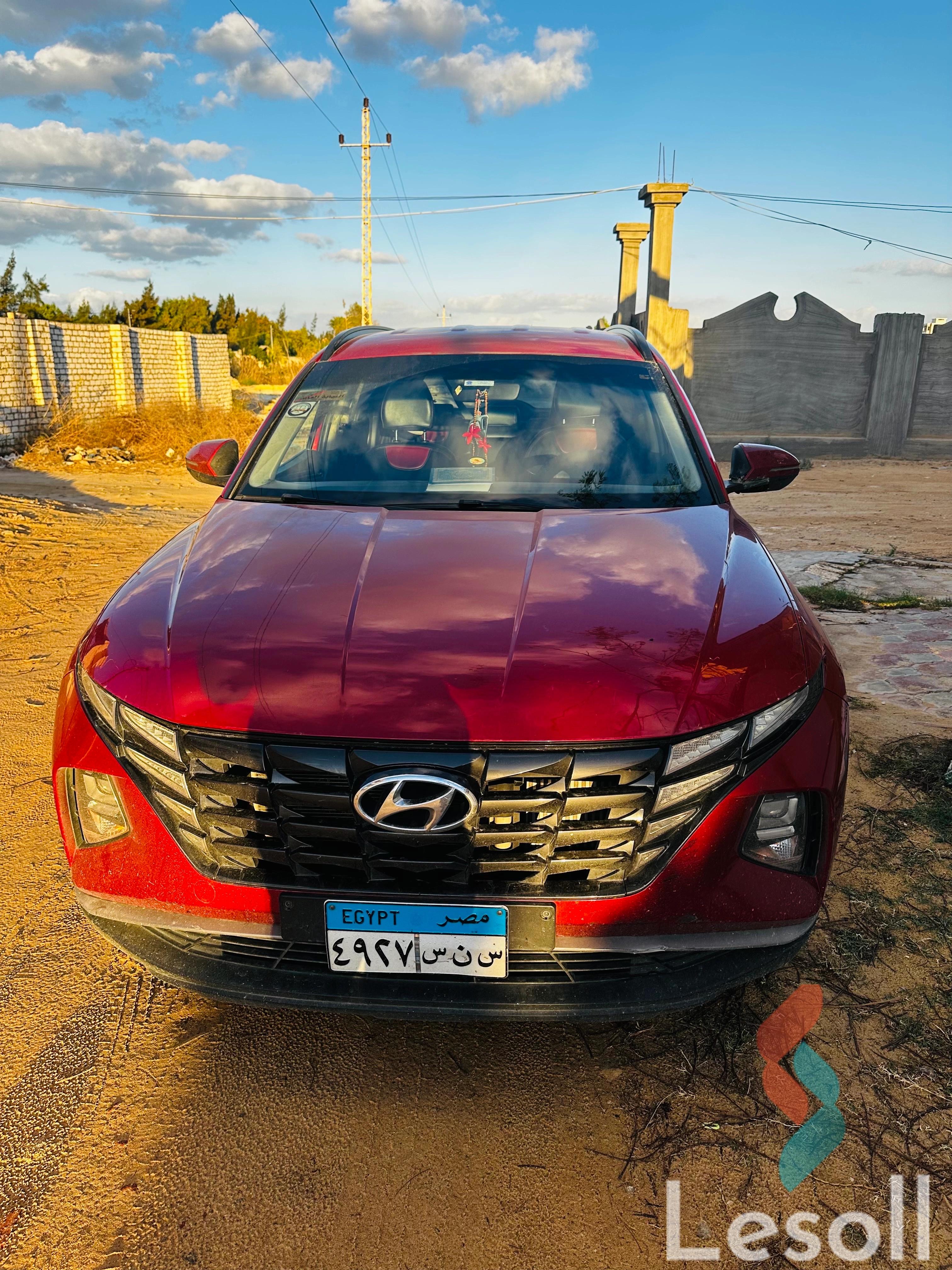 Hyundai tucson automatic used maroon model 2021