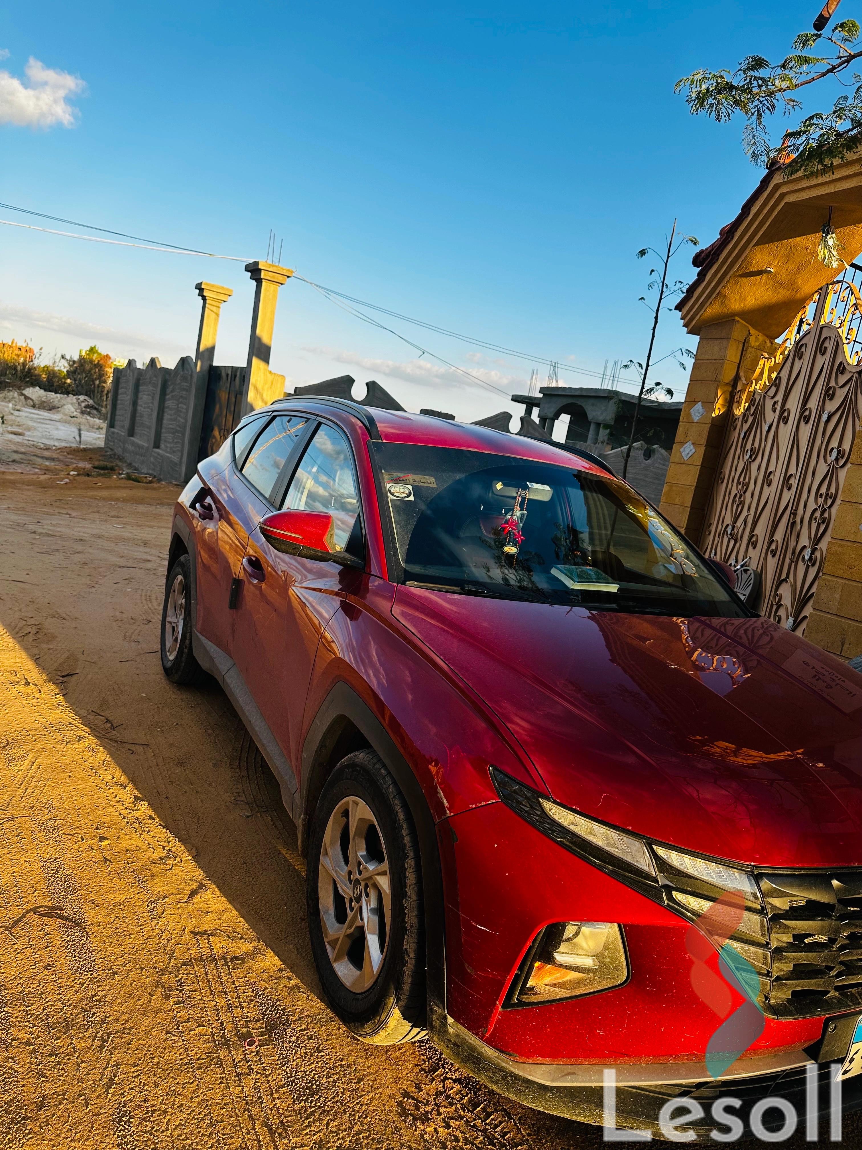Hyundai tucson automatic used maroon model 2021