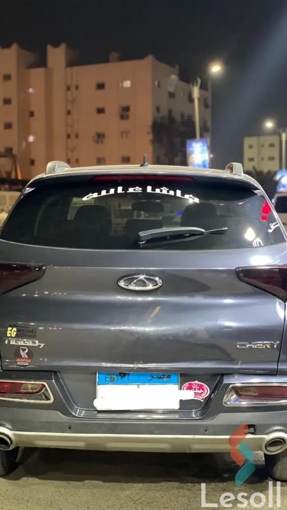 شيري تيجو 7 اوتوماتك مستعملة رمادي داكن موديل 2021 - صورة 2