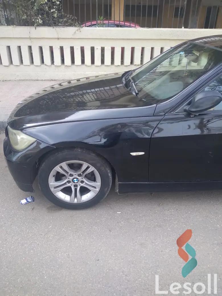 بي ام دبليو 318i مانيوال مستعملة أسود موديل 2008 - كل الصور