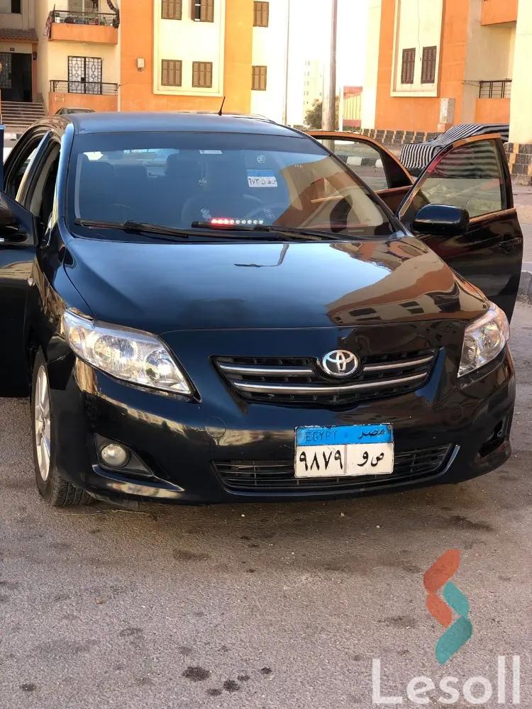 تويوتا كورولا اوتوماتك مستعملة أسود موديل 2009 - صورة 3